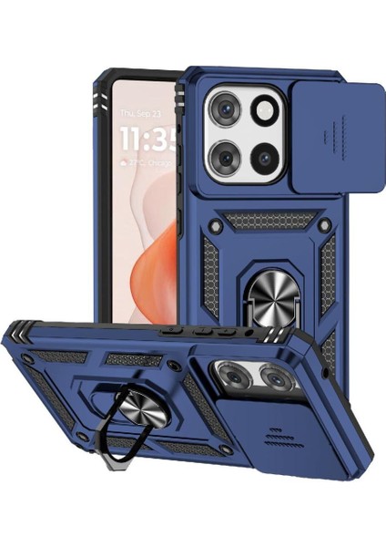 Motorola Moto G Stylus 2025 Için Kılıf Standı Araba Mıknatıs Manyetik Halka Hodler (Yurt Dışından)