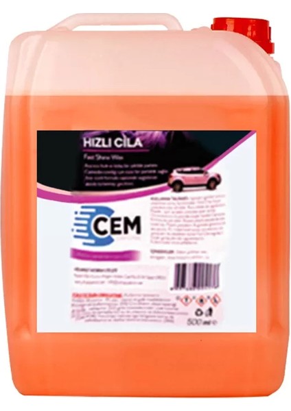 Car Care Hızlı Cila 5 Lt