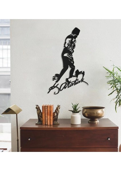 Lazer Kesim Atatürk Anafartalar Metal Tablo