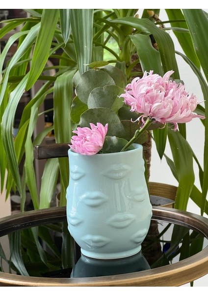 Rengarenk Lipsy Dudaklı Vazo