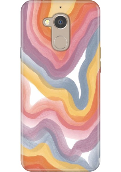 General Mobile Gm 8 Kılıf Desenli Baskılı Tpu Rubber Kapak Flurr