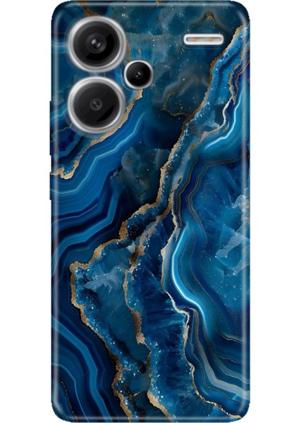 Xiaomi Redmi Note 13 Pro Plus 5g Kılıf Desenli Baskılı Tpu Rubber Kapak Dark Ametist