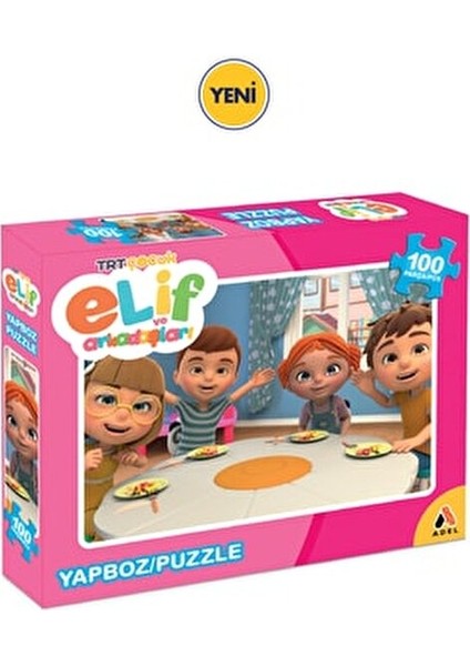 Elif ve Arkadaşları 100 Parça Puzzle Adventure Time Temalı 2-4 Yaş Arası Çocuklar İçin Eğlenceli fiyatları