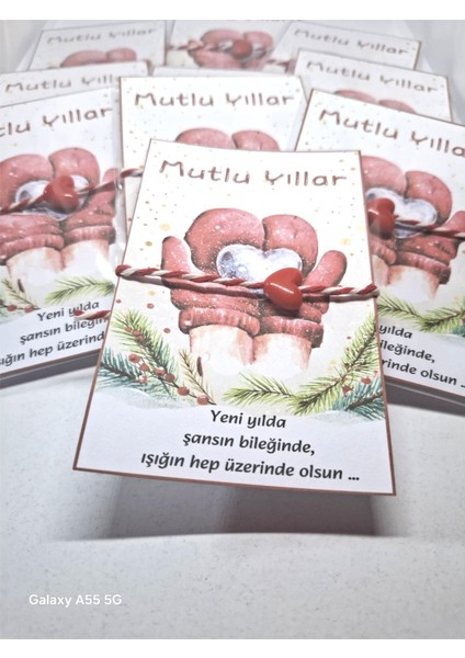 Yılbaşı Hediyesi Şans Bilekliği 5 Adet fırsatları