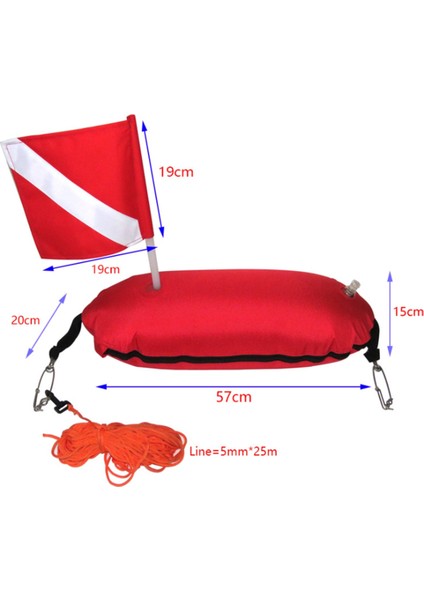 Mızrak Avı Şamandıra Şişme Dalış Sinyali Şamandıra Şamandıra Dalış Bayrağı Aşağı Afiş Aşağı (Yurt Dışından) fiyatları