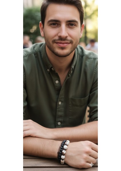 Esu Kaplan Gözü Doğal Taş Bileklik