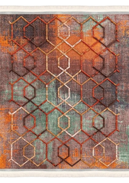 MD-0041H – Makinede Yıkanabilir, Kaymaz Taban, Dijital Baskı Halı fırsatları