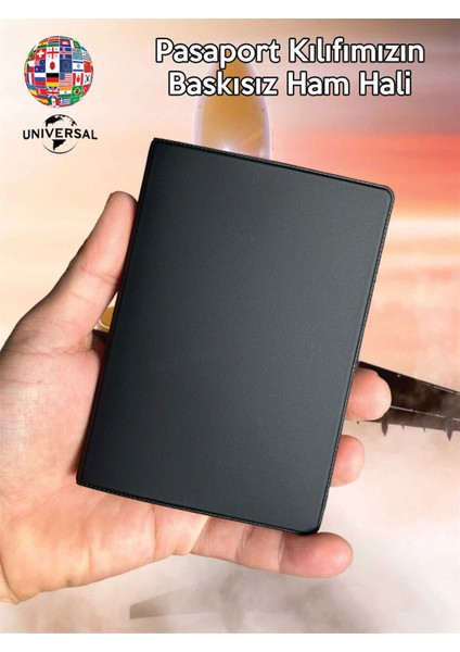Tüm Ülke Pasaportları Için Siyah Vinleks Deri Pasaport Kılıfı Kabı Lavanta modelleri