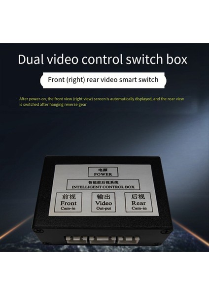 Otopark Kamerası Video Kontrol Sistemi Kanalı Dönüştürücü Ön ve Arka Görünüm Manuel Anahtarlı 2 Yönlü Kontrol Kutusu (Yurt Dışından) fırsatları