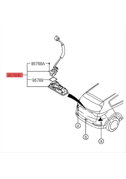 95760D9001 Araba Bagaj Kapağı Yedek Kamera 95760-D9000 Kıa Sportage Kx5 2016-2019 Rezerv Arka Görünüm Kamera Parkı Yardımı (Yurt Dışından) modelleri
