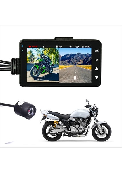 Motosiklet Dvr Motosiklet Kamera Gps Sürüş Kaydedici Ön ve Arka Sürüş Video Kaydedici Kara Kutu (Yurt Dışından) fırsatları