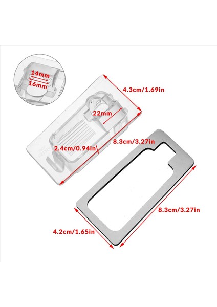 5x Araba Arka Görünüm Kamera Braketi Ters Kamera Kapak Kılıf Derneği Hyundai Solaris Sedan Hc Rusya 2017 2018 2019 (Yurt Dışından) modelleri