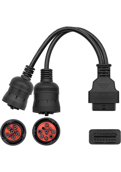 Araba Kamyonu Y Kablosu Obd Obd2 16PIN Dişi - J1708 6pın/ J1939 9pın Obdıı Y Kablo Dişmeli Kablo (Yurt Dışından) indirimleri