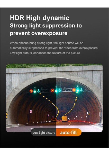 2k Dash Cam Ön ve Arka Çift Kamera Arabası Dvr Gece Görme Dash Kamera Kaydedici 24H Park Monitörü Yerleşik Wifi (A) (Yurt Dışından)