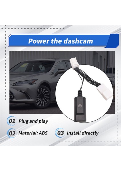 Toyota/lexus/subaru Otomobil Dikiz Görünümü Aynası Extractor USB Güç Fişi Oynat Kayıt Noktası Güç Alma Aksesuarları (Yurt Dışından) indirimleri