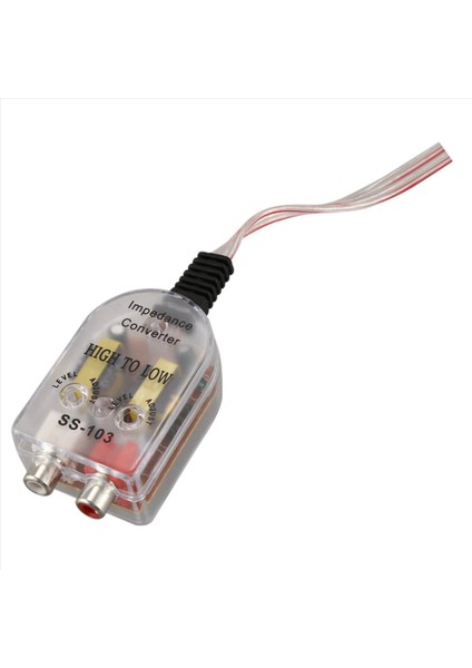 3x Araçlar Otomatik Araç Yüksek Ila Düşük Empedans Dönüştürücü Adaptör Hoparlör Rca Hattına Hoparlör (Yurt Dışından) fiyatları