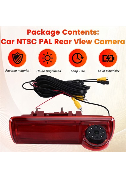 Araba Ntsc Pal Arka Görünüm Kamera Opel Vivaro 2014 Renaul Traic 3 Için Ters Yardım Kamerası (Yurt Dışından) fırsatları