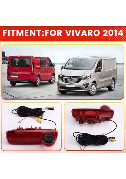 Araba Ntsc Pal Arka Görünüm Kamera Opel Vivaro 2014 Renaul Traic 3 Için Ters Yardım Kamerası (Yurt Dışından) indirimleri