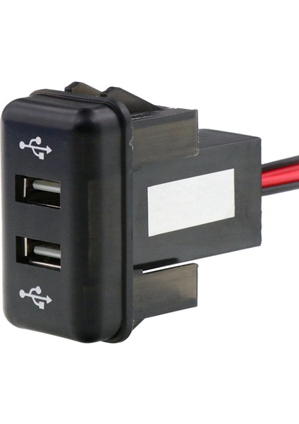 Volvo FH12 Için LED Işığı ile Araba Ikili USB Araç Şarj Cihazı Güç Soketi (Yurt Dışından)