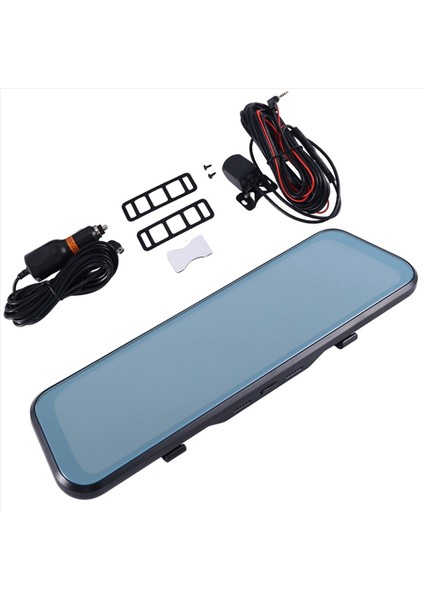 10 INÇ1080P Araba Dvr Ayna Çizgi Kamera Çift Lens Dashcam Full Hd Sürücü Kaydedici Akışı Çizgi Araba Kamera Dikiz Aynası (Yurt Dışından) modelleri