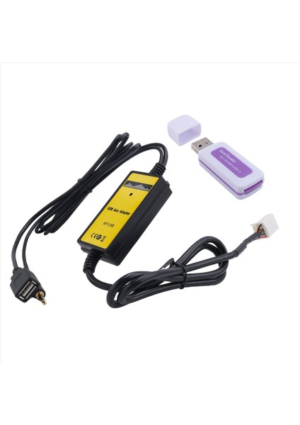 6 + 6pin Araba Radyosu Dijital USB Mp3 Arayüzü CD Değiştirici Adaptörü Toyota Lexus Corolla Serisi Için Girişte 3 5 mm Aux ile (Yurt Dışından) modelleri