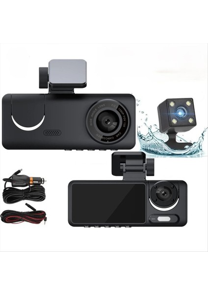 1080P Wifi Dash Cam Hd Araba Dvr 3 Lens Sürüş Araç Kamer Ranımsı 2 Inç IPS Ekran Otopark Izleme Araba (Yurt Dışından) indirimleri