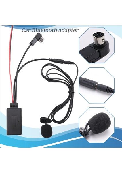 Araba Bluetooth Aux Adaptörü Kablosuz Ses Telefon Çağrı Alpin KCA-121B Aı-Net CDA-9857 CDA-9886 (Yurt Dışından) modelleri