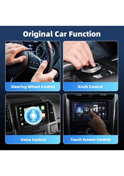 2ın1 Kablosuz Carplay Adaptörü Kablolu Carplay/kablolu Android Auto ile Araba Radyosu Için Kablosuz Android Otomatik Dongle Kutusu (Yurt Dışından) fiyatları