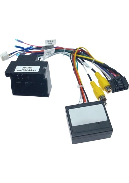 Araba 16PIN Ses Güç Kablosu Radyo Kablo Kablo Demeti Peugeot 3008 2008 Citroen C4 C-Quatre C4L C3 Xr C5 (Yurt Dışından)