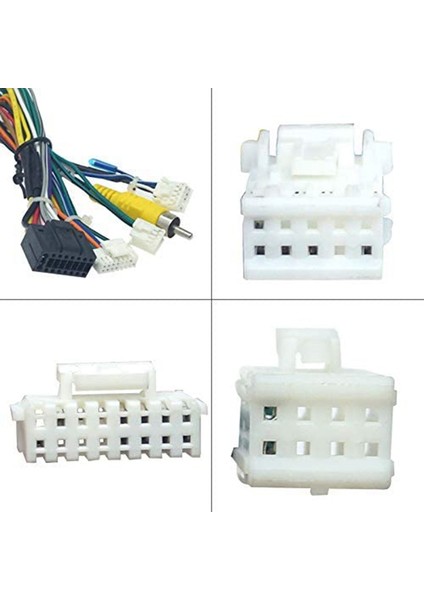 Araba 16PIN Ses Güç Kablosu Radyo Kablo Kablo Demeti Peugeot 3008 2008 Citroen C4 C-Quatre C4L C3 Xr C5 (Yurt Dışından) fiyatları