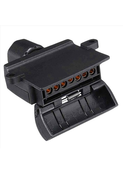 5x 12V Römork Soketi Fiş 7 Pim Düz Erkek+7 Pin Fiş Rv Kamyonu Için Düz Dişi (Yurt Dışından) fiyatları