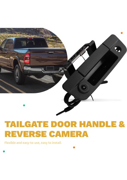 68197873AA Araba Arka Bagaj Kapağı Kapak Kapısı Tutar ve Dodge Ram Için Ters Kamera 1500 2500 3500 2013-2020 (Yurt Dışından) fırsatları