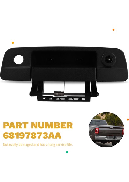 68197873AA Araba Arka Bagaj Kapağı Kapak Kapısı Tutar ve Dodge Ram Için Ters Kamera 1500 2500 3500 2013-2020 (Yurt Dışından) indirimleri