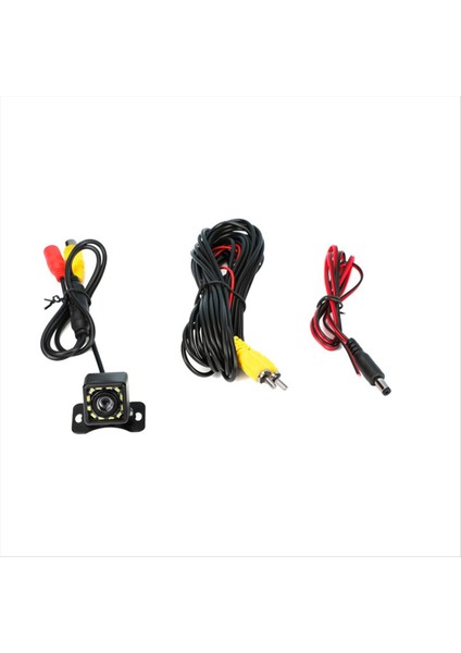 Geniş Açılı Hd Araba Arka Bakış Kamera Arka Görünüm Video Araç Kamera Yedekleme 12 LED Gece Vısıon Park Kamera (Yurt Dışından)