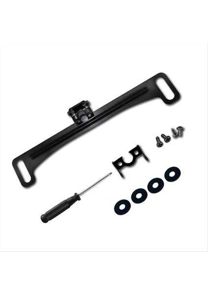 Evrensel Arka Görünüm Kamera Plaka Plakası Braket Yedek Kamera Plaka Montaj Araç Arka Görünüm Kamera Siyah (Yurt Dışından)