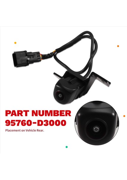 Hyundai Tucson 2016-2018 Yedek Kamera Için Arka Görüntü Kamera Park Yardım Kamerası 95760-D3000 95760D3000 (Yurt Dışından) indirimleri