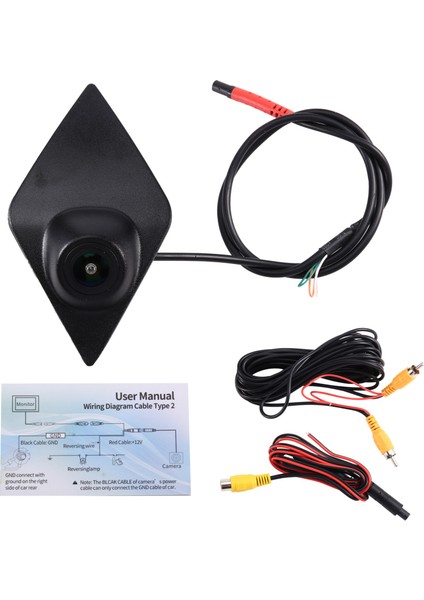 Renault QS102/8156 Araca Monteli Ön Görünüm Kamerası Için 170 ° Araba Ön Görünüm Kamerası (Yurt Dışından)