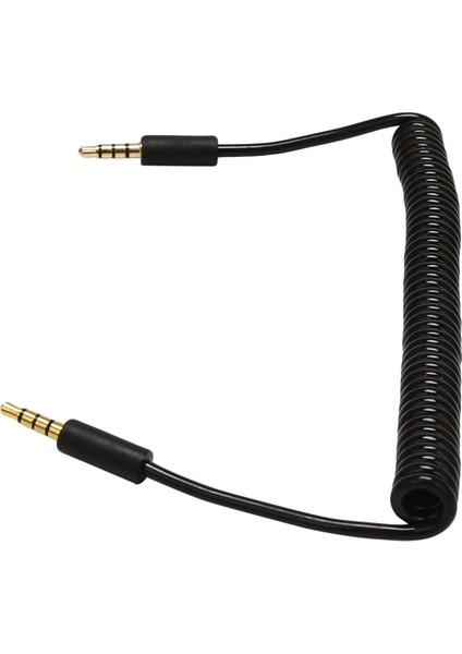 2pcs 3 5mm Erkek Ila Erkek Kriko 4 Kutup Uzantısı Aux Ses Sarmal Sarmal Kablo 1 5m (Yurt Dışından) fırsatları