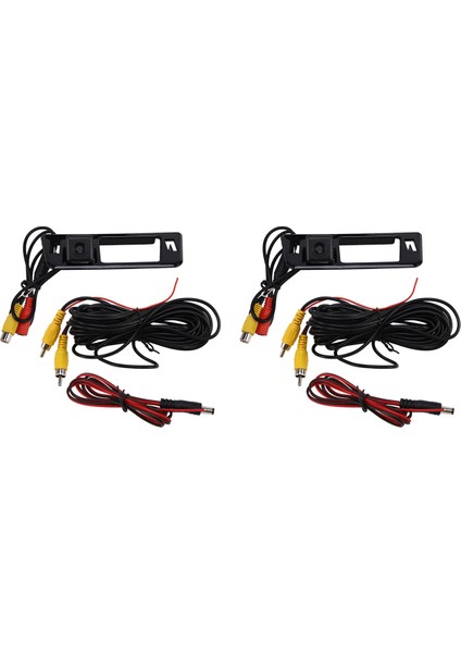 2x Araç Ters Kamera Araba Arka Görünüm Hd Kamera Su Geçirmez ve Bez Anti Night Görme Kamerası 2012 Subaru Xv (Yurt Dışından)