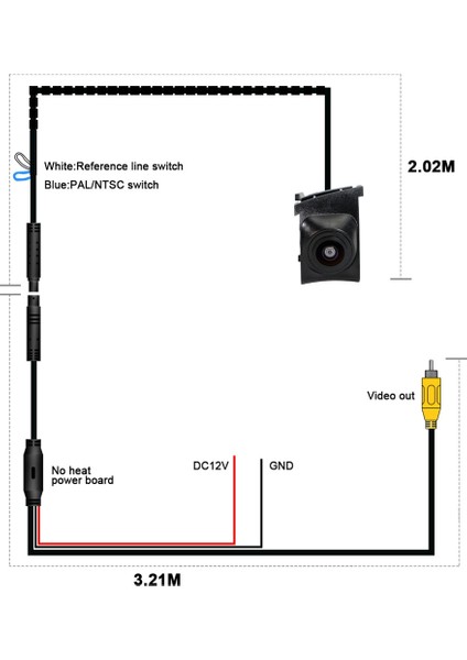 Araba Front View Kamera Gece Görüşü Su Geçirmez Kamera 150 Derece Geniş Melek Kamera Bmw 3 Serisi 2012-2014 (Yurt Dışından) fırsatları