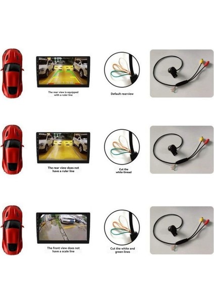 Araba Ahd 1080P Yedek Kamera Ters Kamera Guide Hat Park Yardım Kamerası ile Arka Görünüm Kamerası (Yurt Dışından) modelleri