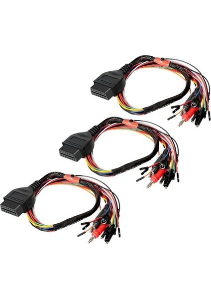 3x Araç Mpps V18 Versiyon V18 12 3 8 Breakout Trıcore Kablo Ecu Programlama Çok Konektörlü Obd 16PIN Temli Kapalı (Yurt Dışından)