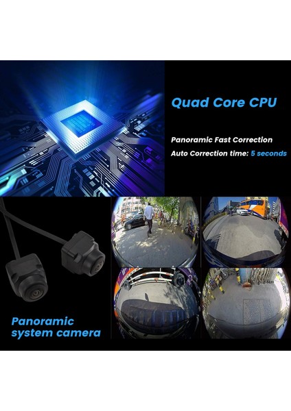 Android Multimedya Ekranı Için Araba 360 ° Panoramik Sistem Kamera Android Multimedya Sistemi Araba 360 Kamera 3D1080P (Yurt Dışından) indirimleri