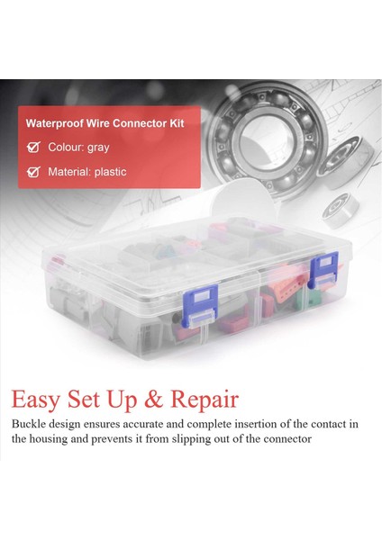 Elektrik Teli Konnektör Tapası 8 Set 2 3 4 6 8 12 Deutsch Dt Konnektörü Çiftlik Kiti Için (Yurt Dışından) fırsatları