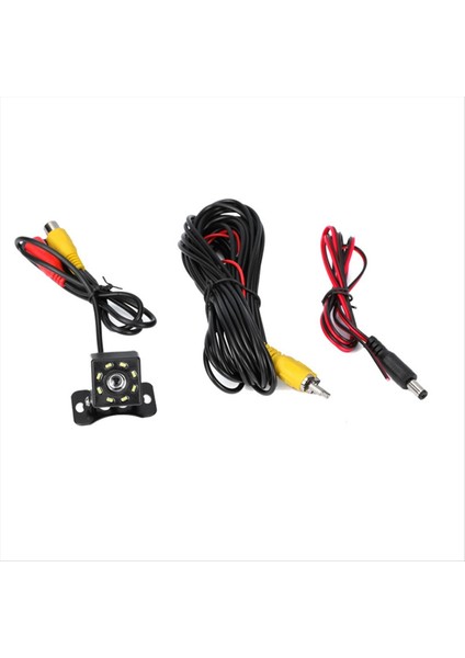 Geniş Açılı Hd Araba Dikiz Kamera Arka Görüntüle Video Araç Kamera Yedek Kamera 8 LED Gece Verim Park Kamera (Yurt Dışından)