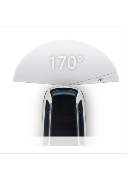 Geniş Açılı Hd Araba Dikiz Kamera Arka Görüntüle Video Araç Kamera Yedek Kamera 8 LED Gece Verim Park Kamera (Yurt Dışından) modelleri