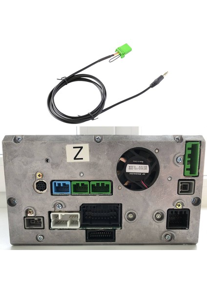 Honda Jazz Fit 2002-2006 Için 2x 6pin Yeşil Konnektör Stereo 3 5mm Jack Audio Aux-In Mp3 Kablo Tel (Yurt Dışından) fiyatları