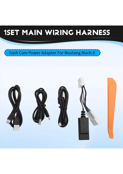 Ford Mustang Mach-E Bronco Sport Mache Explorer Edge Expedition ve Daha Fazlası Için Dash Cam Güç Adaptörü (Yurt Dışından) fırsatları