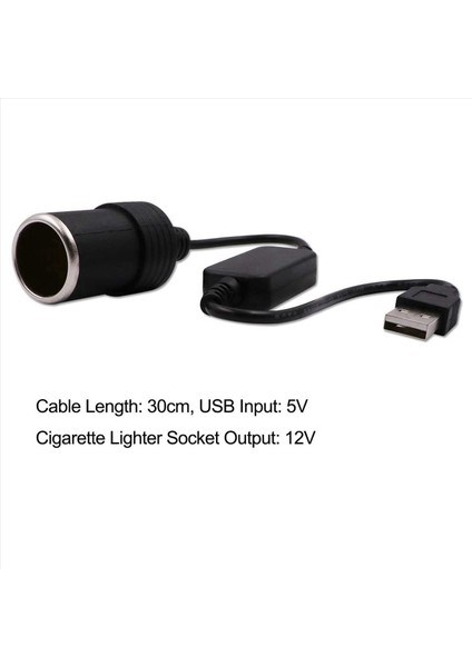 USB Bir ERKEK-14V Araba Daha Çakmak Soketi Kadın Dönüştürücü Kablosu 4 Pack (Yurt Dışından) fırsatları
