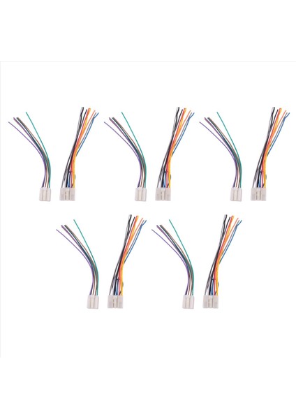 Toyota/scion/subaru Tel Adaptörü Satış Sonrası Radyo Fişleri Için Stereo CD Çalar Kablo Demeti 5 Çift Konektör Kablosu (Yurt Dışından)